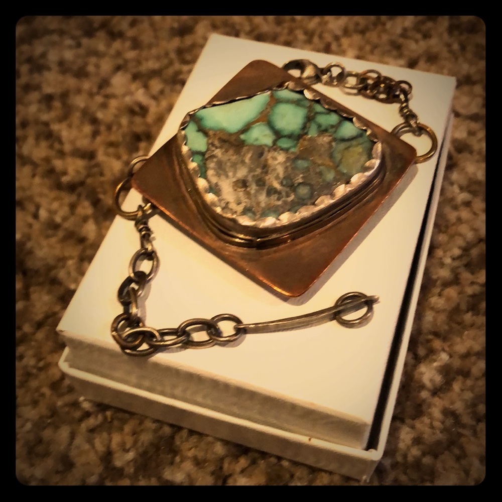 Custom turquoise bracelet